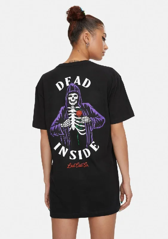 Discount Price Dead Inside Graphic Tee