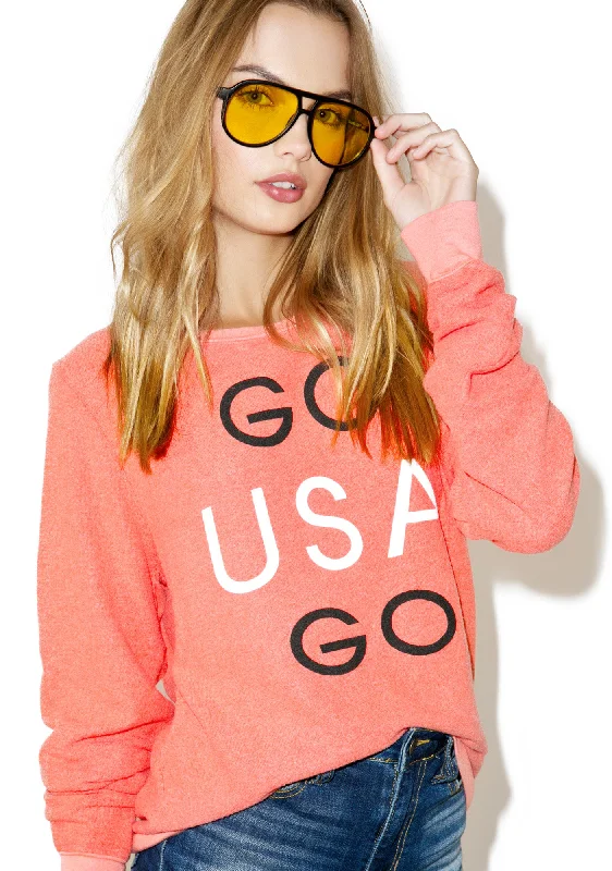 Women's Clothes And Garments Go Team Go Sweatshirt