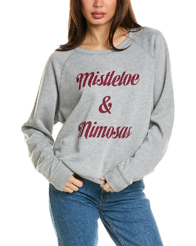 Boho Chic Fashion Project Social T Mistletoe/Hot Cocoa Reversible Sweatshirt