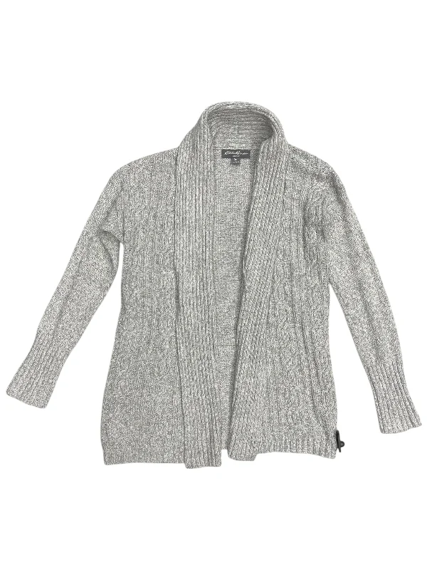 Timeless Women's Fashion Styles Sweater Cardigan By Eddie Bauer In Grey