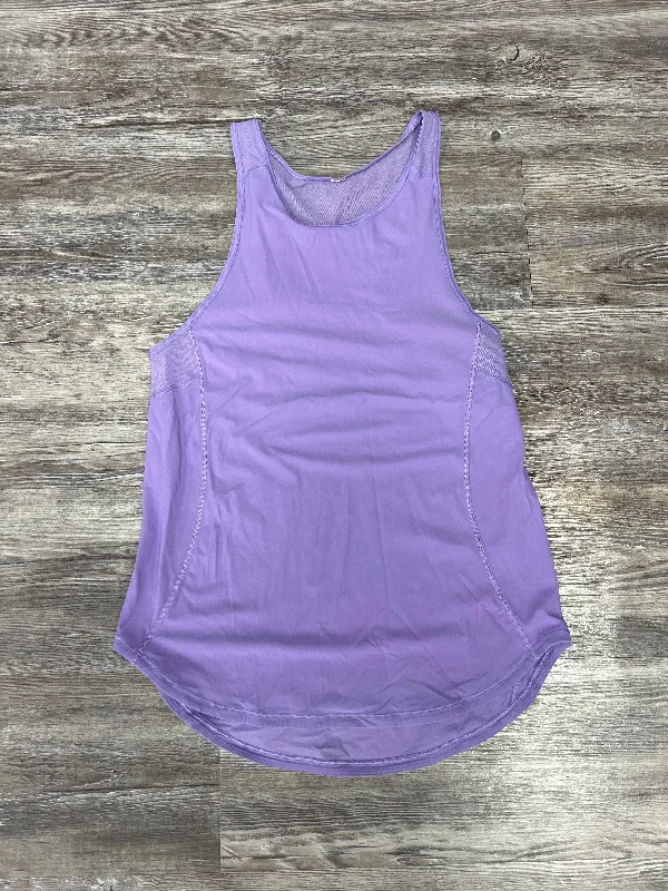 Athletic Tank Top By Lululemon In Purple, Size: S