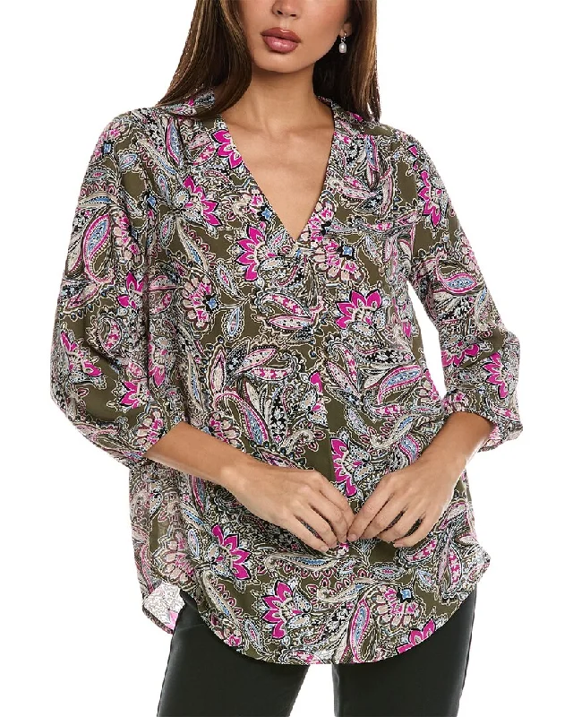 Women's Clothes And Apparel Sets Jones New York Pleat Front Tunic