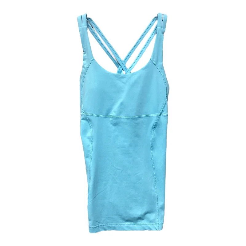 Athletic Tank Top By Lululemon In Aqua, Size: 10