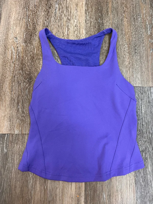 Athletic Tank Top By Lululemon In Purple, Size: 6