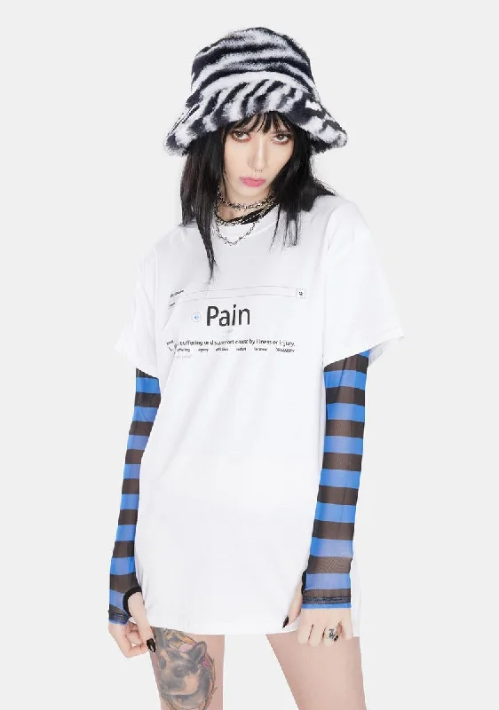 Women's Trendy Outfit Pain Graphic Tee