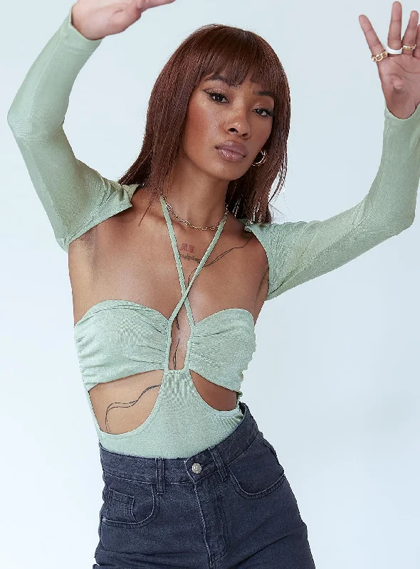 Modern Casual Clothing Moscow Bodysuit Green