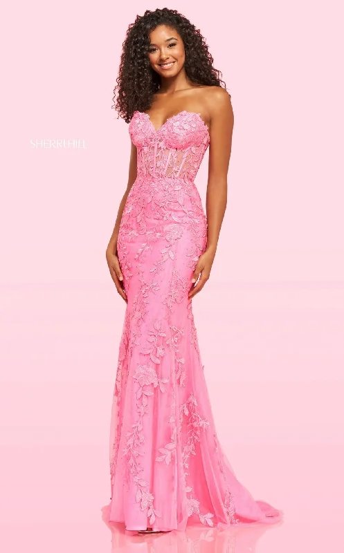 Rocker Chic Fashion Sherri Hill 54227 Dress