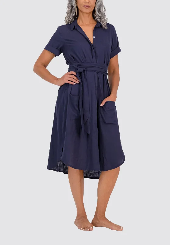 Women's Elegant Apparel Karen Dress | Navy