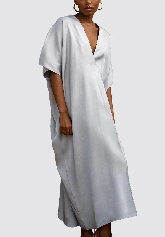 Women's Activewear Attire Kin Kaftan | Silver Shimmer