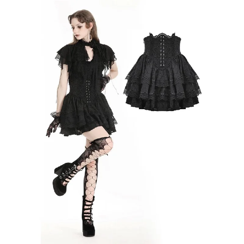 Best Online Women's Boutiques Women's Gothic High-waisted Layered Skirt