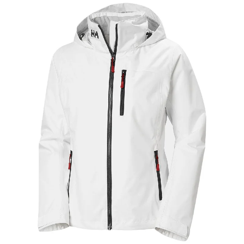 Vibrant Femme Fashion Helly Hansen Women's White Crew Hooded Midlayer Jacket 2.0