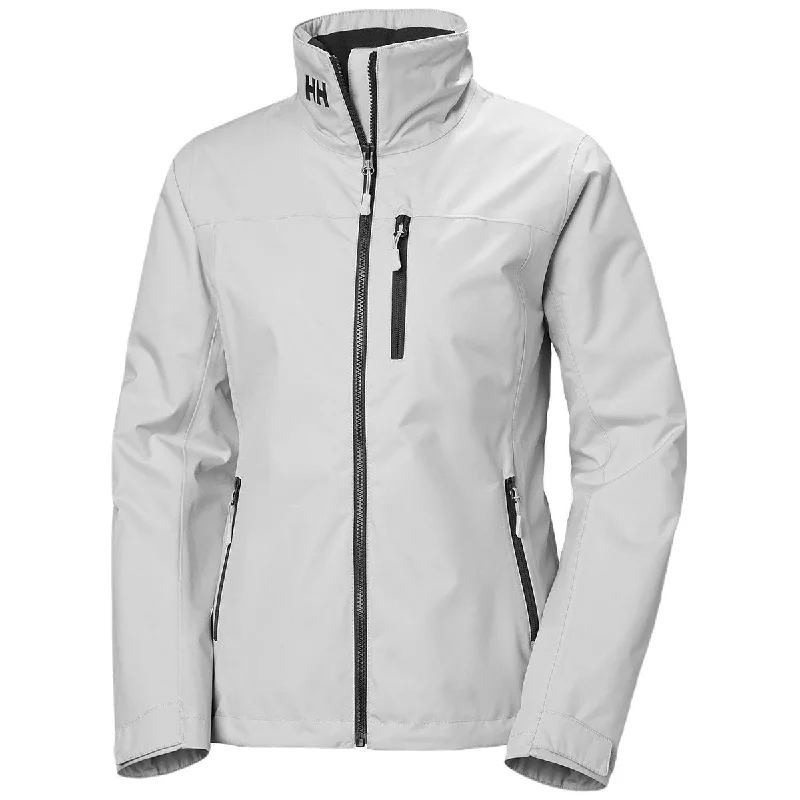 Eclectic Fashion Helly Hansen Women's Grey Fog Crew Midlayer Jacket 2.0