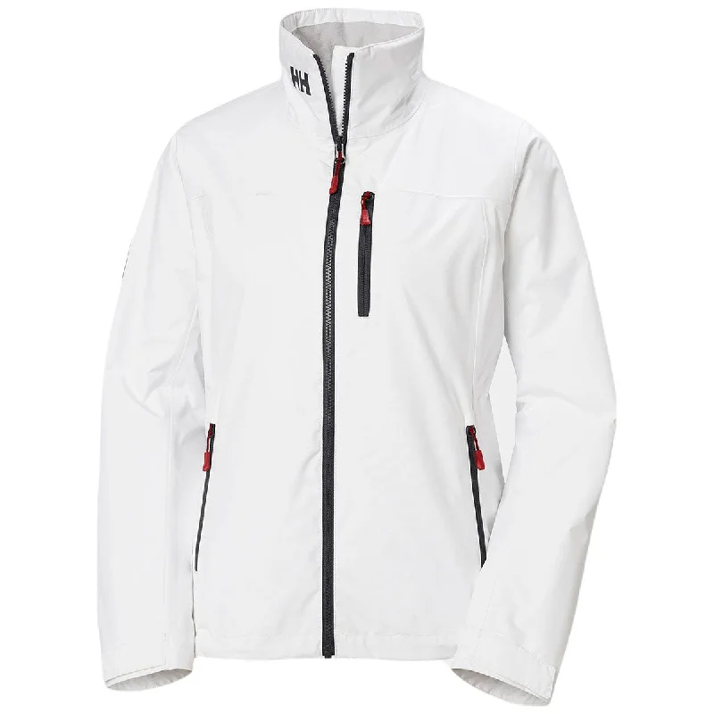 Street Style Fashion Helly Hansen Women's White Crew Midlayer Jacket 2.0