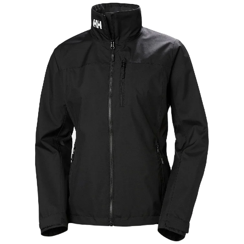 Best Online Clothing Boutiques Helly Hansen Women's Black Crew Jacket 2.0