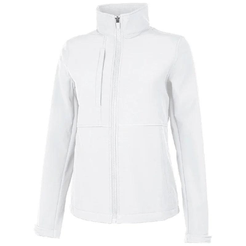 Clothes Women Charles River Women's White Supreme Soft Shell Jacket