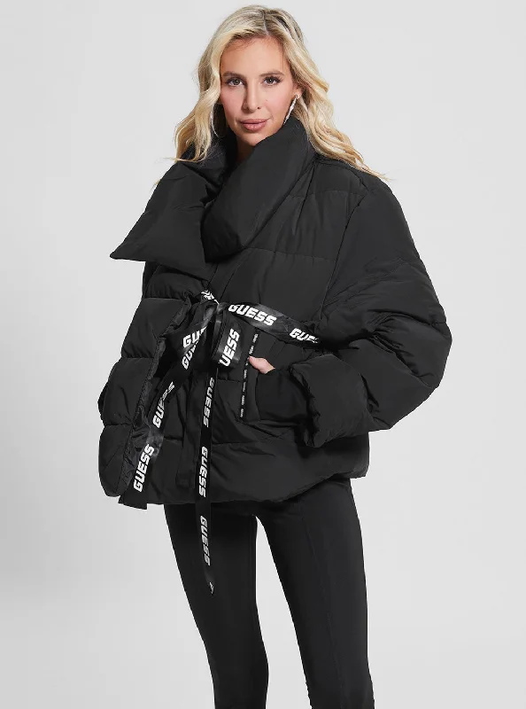 Holiday Special Offers Black Claudia Active Puffer Jacket