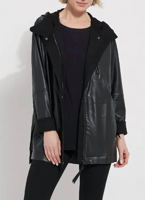 Exclusive Women's Fashion Collection Celine Vegan Leather Jacket In Black