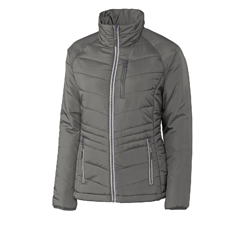 Trendy Casual Outfits Cutter & Buck Women's Elemental Grey Barlow Pass Jacket