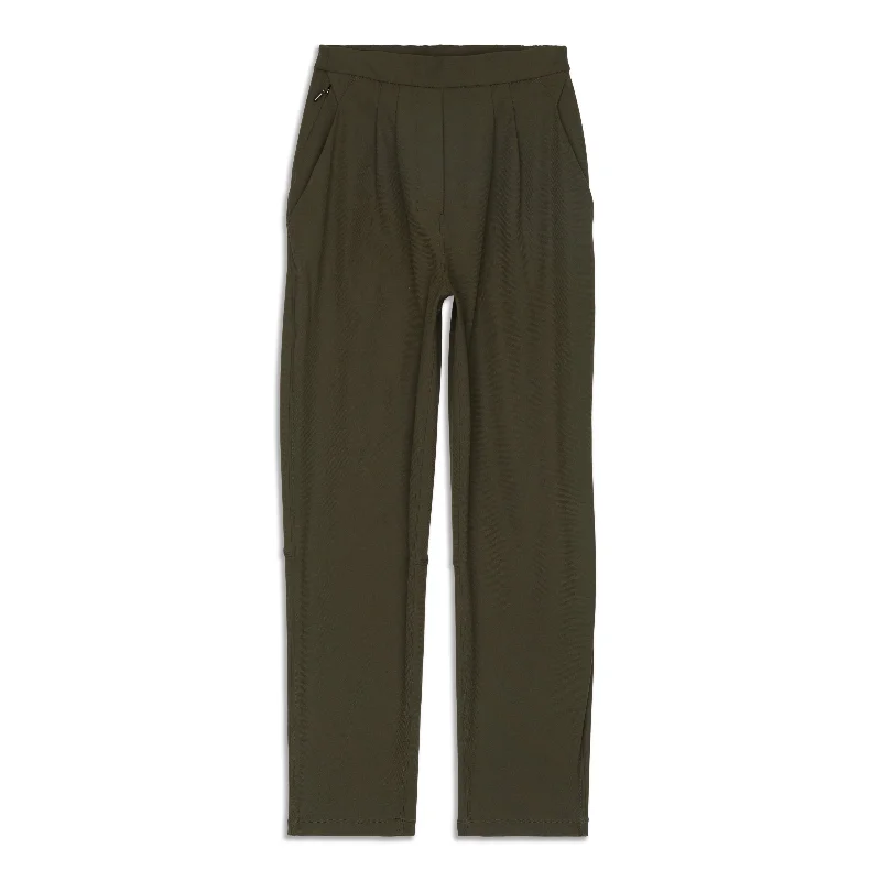 Women's Stylish Vacation Attire Essential High-Rise Trouser - Resale