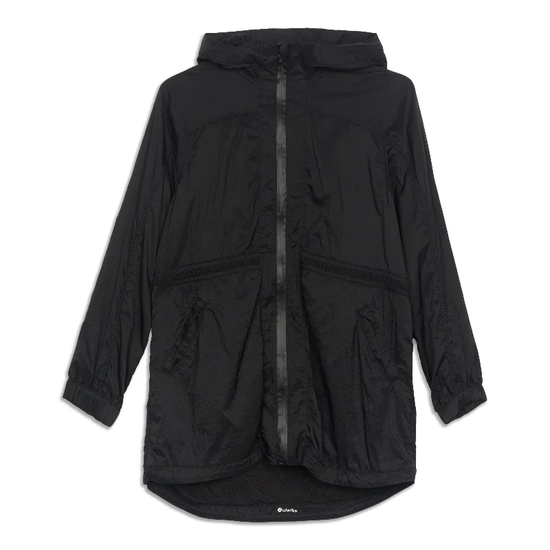 Modern Women's Apparel In The Clear Jacket - Resale