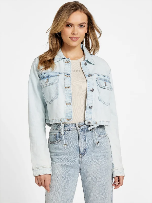 Casual Attire For Women Lyra Cropped Denim Jacket