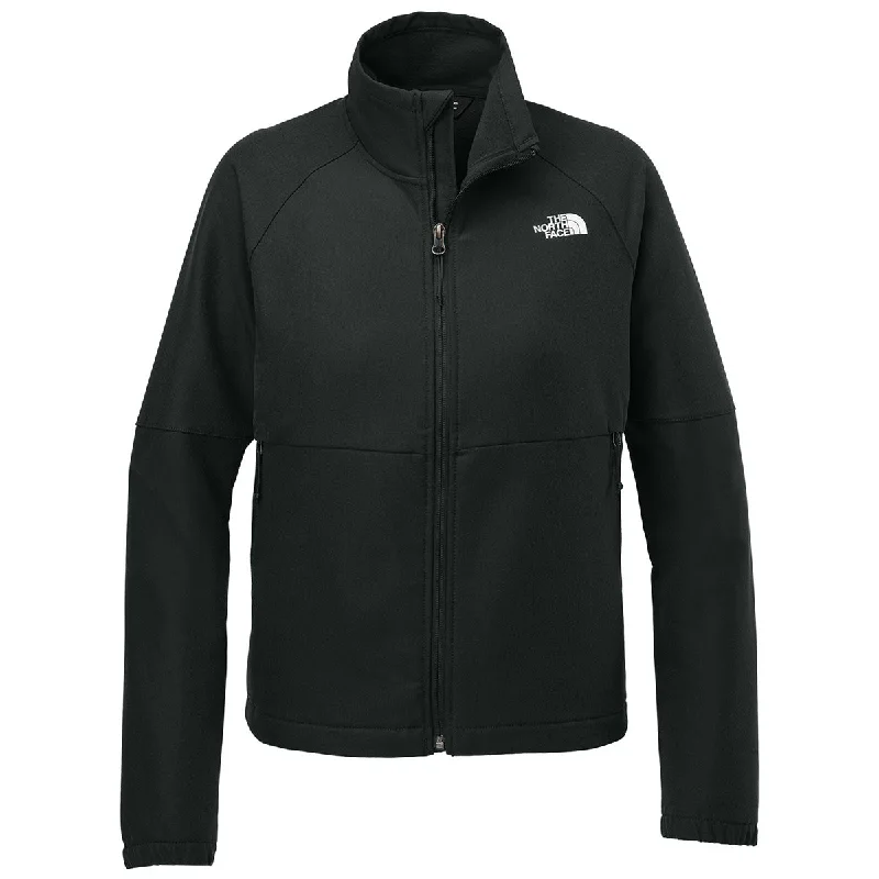 Women's Luxury Garments The North Face Women's TNF Black Heather Barr Lake Soft Shell Jacket