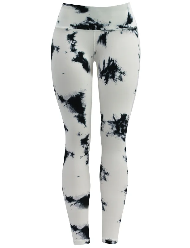 Exclusive Discount 26" Printed Yoga Pants WHITEMARBLE