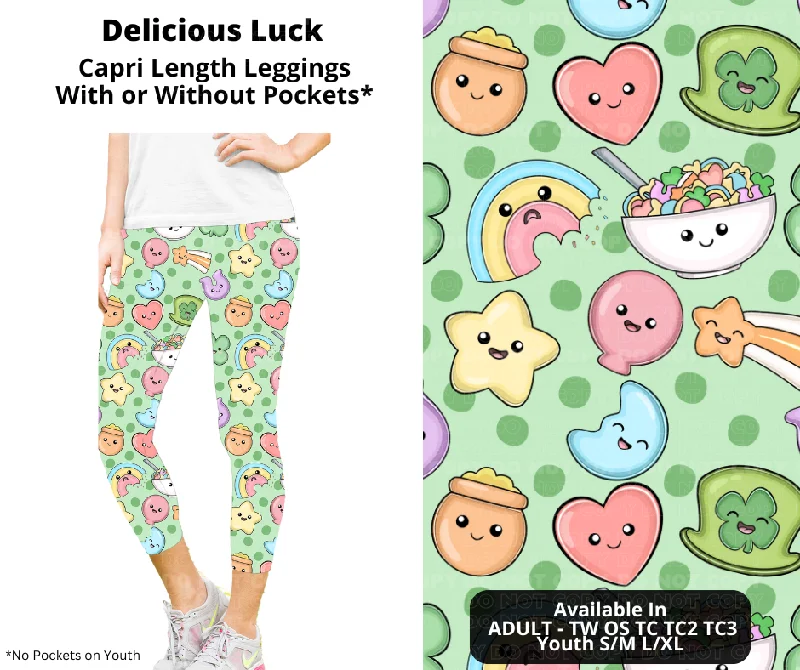 Clothes For Sale Preorder! Closes 12/11. ETA Feb. Delicious Luck Capri Leggings w/wo Pockets