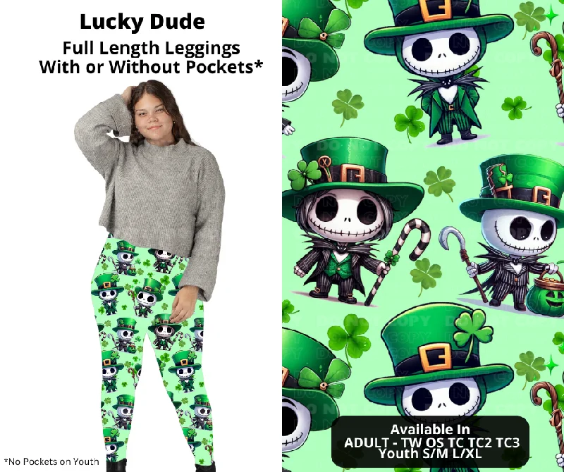 Easygoing Women's Style Preorder! Closes 12/11. ETA Feb. Lucky Dude Full Length Leggings w/wo Pockets