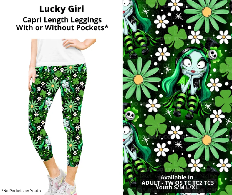 Trendy Women's Apparel for All Seasons Preorder! Closes 12/11. ETA Feb. Lucky Girl Capri Leggings w/wo Pockets