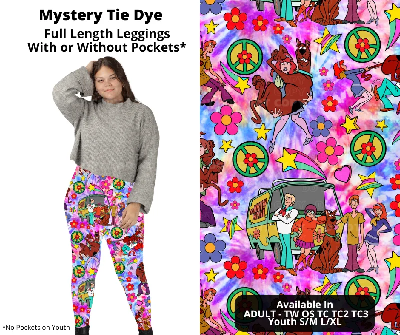 Women's Clothes And Garments Preorder! Closes 12/2. ETA Feb. Mystery Tie Dye Full Length Leggings w/wo Pockets